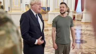 World News | Ukraine Can and Will Win This War: Boris Johnson in Kyiv with Zelenskyy on Ukraine's Independence Day