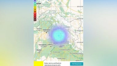 India News | Earthquake of Magnitude 4.1 Hits J-K's Katra