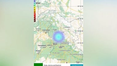 India News | Two Earthquakes in Span of One Hour Hit J-K's Katra, Second Earthquake Was of 3.2 Magnitude