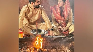 Entertainment News | Yami Gautam and Aditya Dhar Offer Prayers at Jwala Devi Temple