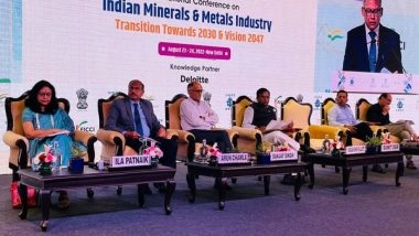 Business News | Explore Ways to Make Indian Minerals, Mines Sector Self-reliant, MoS Kulaste Tells Industry