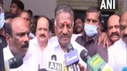 World News | Former Tamil Nadu CM Panneerselvam Calls for Release of Indian Fishermen Detained in Sri Lanka