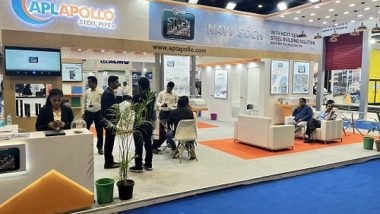 Business News | APL Apollo Tubes Displayed Two Latest Construction Technologies at India Warehousing Exhibition in Pragati Maidan