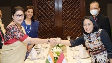 World News | India, Indonesia Discuss 'shared Values' on Sidelines of G20 Ministerial Meet