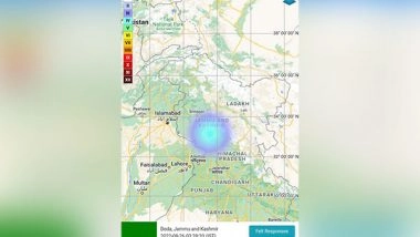 India News | Earthquake of Magnitude 3.4 Hits J-K's Katra