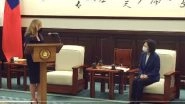 World News | US Senator Marsha Blackburn Meets Taiwan President Amid China Tensions