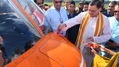 India News | Uttarakhand Govt Launches Weekly Helicopter Service from Jolly Grant Airport