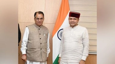 India News | Himachal Minister Suresh Bhardwaj Meets Union Railway Minister in Delhi, Seeks Intervention in Developmental Projects
