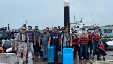 World News | Indian Coast Guard Rescues 16 Missing Mariners Including 3 Indians Near Malaysia