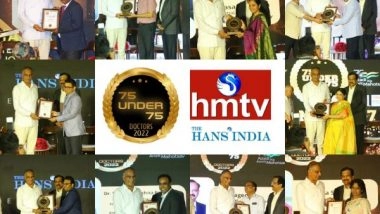 Business News | Hmtv and The Hans India Honored 75 Doctors from Across the Country in the First-of-its-kind '75 Under 75' Event in Hyderabad