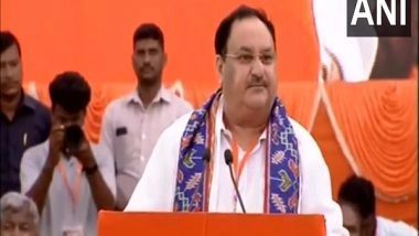 India News | JP Nadda Vows to Overthrow Corrupt, Authoritarian TRS Govt in Coming Elections in Telangana