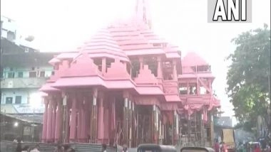 India News | Ahead of Festival, Construction of 120-feet High Replica of Ayodhya's Ram Temple Underway in Maha