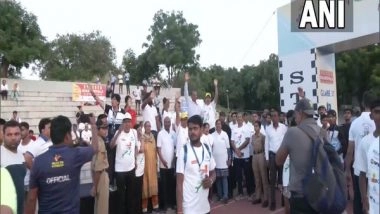 India News | 'Ekal Run' Organised in Delhi Ahead of National Sports Day