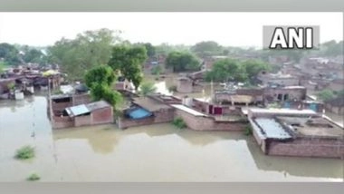 India News | UP: Water Levels of Yamuna, Betwa Rivers Increase in Hamirpur, Create Flood-like Situation