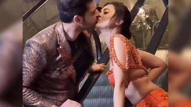 Entertainment News | Karan Kundrra, Tejasswi Prakash Share Kiss in Most Adorable Way, Watch Video