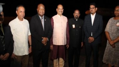 World News | Lok Sabha Speaker Om Birla Arrives in Suriname