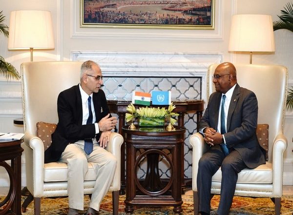 World News | Foreign Secretary Vinay Kwatra Calls on UNGA President Abdulla Shahid