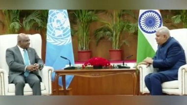 World News | VP Dhankhar Praises UNGA Prez for Revitalizing UN, Exudes Confidence in Bolstering India-Maldives Ties
