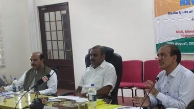 India News | Union Min L Murugan Holds Review Meeting with Media Units of I&B Ministry in Jammu