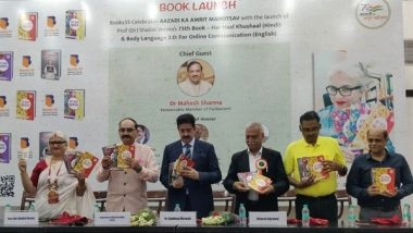 Business News | Commemorating Azadi Ka Amrit Mahotsav, the Literary Powerhouse, Dr Shalini Verma Dedicated Her 75th Book - Har Haal Khushaal -to the Nation