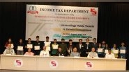 Business News | Income Tax Department Pune and Symbiosis International Deemed University Organizes Inter College Competition in Maharashtra