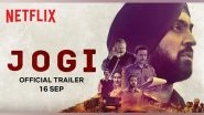 Entertainment News | Diljit Dosanjh's Upcoming Thriller 'Jogi' Trailer out Now