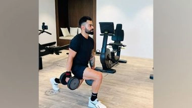Sports News | Asia Cup 2022: Kohli Sweats It out Ahead of Match Against Hong Kong