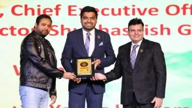 Business News | Jaipur Realtor Mohit Jajoo Honoured with AsiaOne Most Influential Young Leader 2021-22 Award in New Delhi