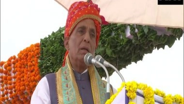 India News | India No Longer Weak, Will Give Befitting Reply if Anyone Ever Tries to Harm Its Sovereignty: Rajnath Singh