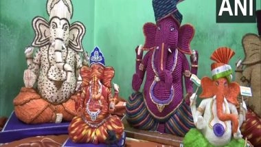 India News | Ganesh Chaturthi: Eco-friendly Idols of Lord Ganesh Prepared in Chhattisgarh's Raipur
