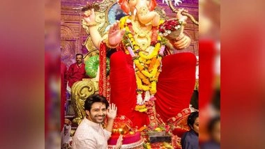 Entertainment News | Kartik Aaryan Visits Lalbaugcha Raja to Seek Blessings on Ganesh Chaturthi