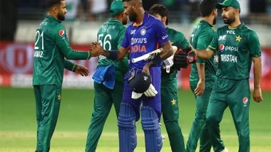 Sports News | Asia Cup 2022: India, Pakistan Fined for Maintaining Slow Over-rate in Group A Clash