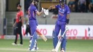 Sports News | Asia Cup 2022: Half-centuries by Kohli, Suryakumar Guide India to 192/2 Against Hong Kong