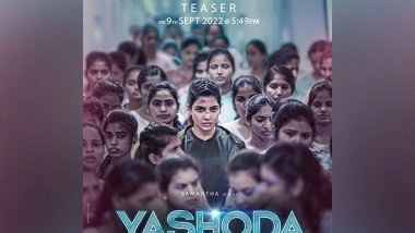 Entertainment News | Samantha Prabhu Looks Fierce in 'Yashoda' New Poster