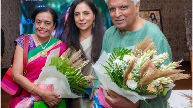 Business News | Javed Akhtar Graces Sangeeta Babani's Alfaaz Screening