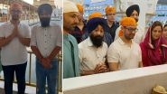Laal Singh Chaddha: Aamir Khan and Mona Singh Visit Golden Temple Ahead of Their Film's Release (View Pics)