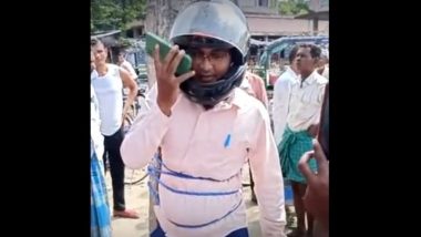 Angry Over Black Marketing of Manure in Bihar, Farmers Tie Agricultural Advisor to Pole (Watch Video)