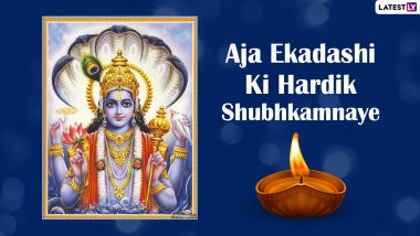 Aja Ekadashi 2022 Images & Annada Ekadashi HD Wallpapers for Free Download Online: Wish Happy Aja Ekadashi 2022 With Photos of Lord Vishnu and WhatsApp Messages on This Auspicious Day