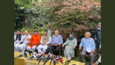 All-Party Meeting at Farooq Abdullah's Residence Over Registration of New Voters in Jammu and Kashmir