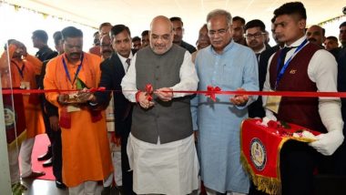 Amit Shah Inaugurates NIA Office in Raipur, Pitches for Strengthening Law, Improving Conviction Rate in Terror Cases