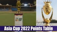 Asia Cup 2022 Points Table Updated Live, Team Standings of Cricket Tournament: Pakistan Qualify for Super 4, Join India From Group A