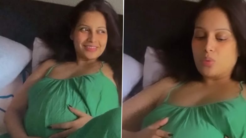 Pregnant Bipasha Basu Flaunts Her Baby Bump While Relaxing on Bed in New Video - WATCH