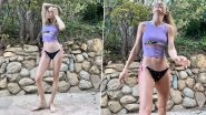 Brie Larson Flaunts Her Toned Bod in Sexy Bikini Set Paired With Cut-Out Top (View Pics)