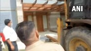 Uttar Pradesh: Bulldozers Demolish Illegal Construction at Home of Shrikant Tyagi Who Misbehaved with Woman at Noida Society