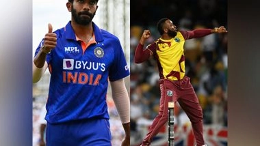 Sports News | Jasprit Bumrah Congratulates Kieron Pollard on His 600th T20 Appearance