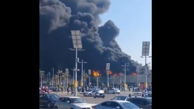 Egypt: Massive Fire Breaks Out in City Center Mall in Alexandria (Watch Video)