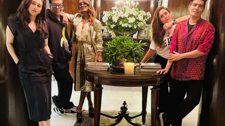 Kareena Kapoor Khan, Karisma Kapoor, Karan Johar, Natasha Poonawalla Party at Manish Malhotra’s Residence (View Pics)