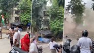 Mumbai: Four-Storey Building Collapses in Saibaba Nagar of Borivali West (Watch Video)