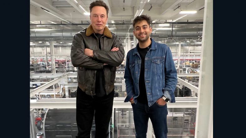 Elon Musk Finally Meets His Twitter Buddy From India