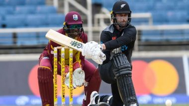Sports News | Santner, Conway, Williamson Shine as New Zealand Defeat West Indies by 13 Runs in First T20I